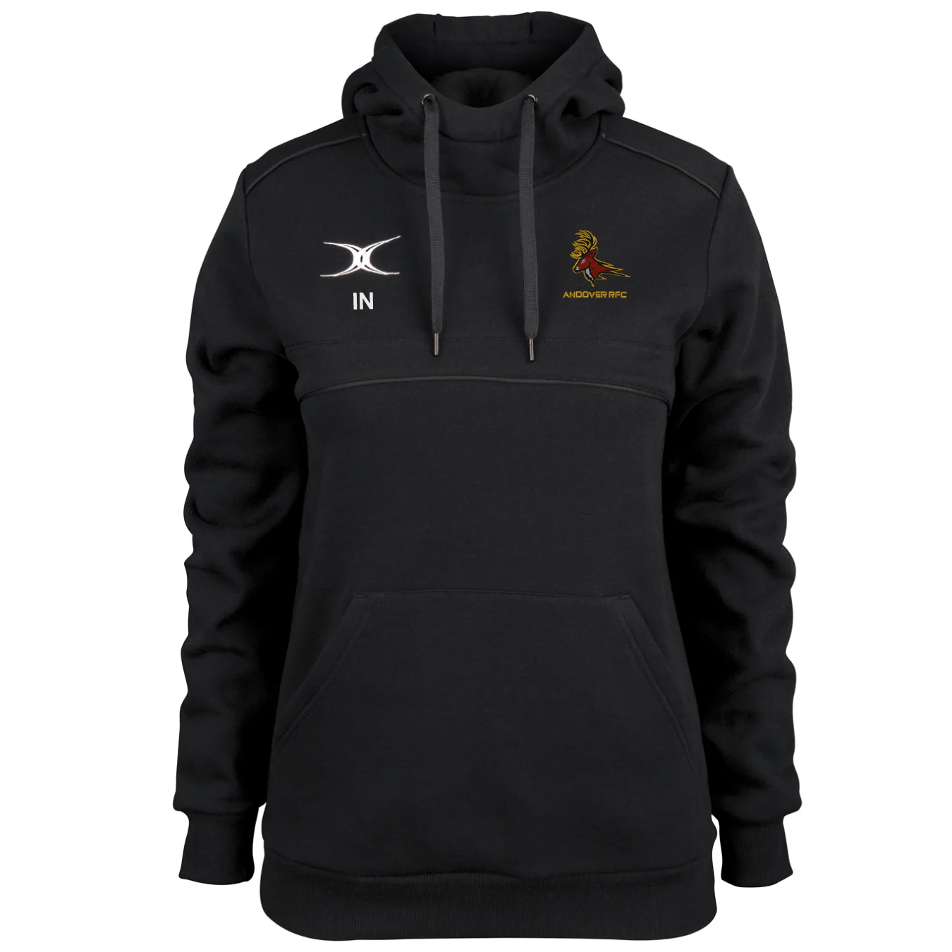 Andover RFC Women's Black Photon Ladies Hoodie