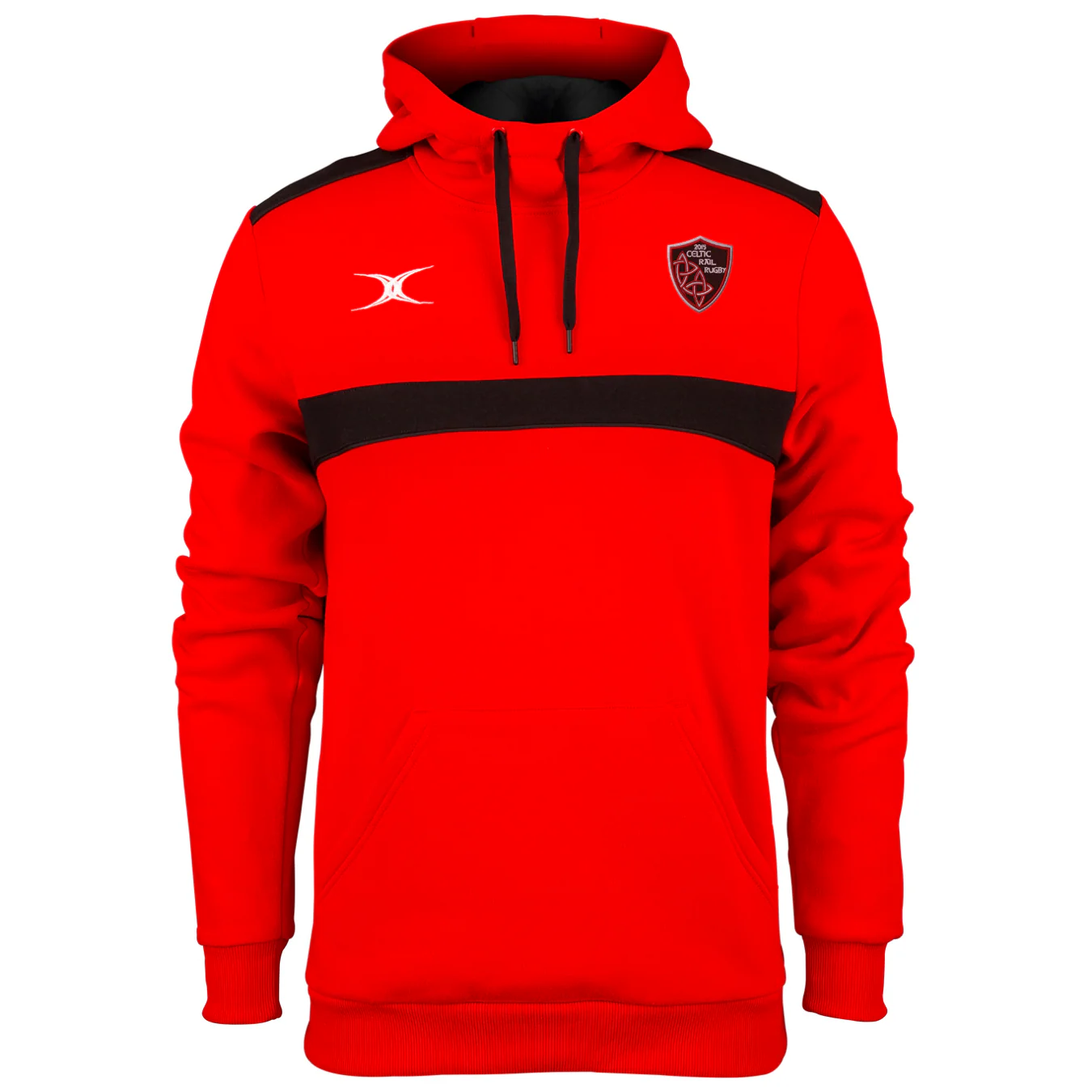 Celtic Rail RFC Senior's Red / Black Photon Mens Hoodie