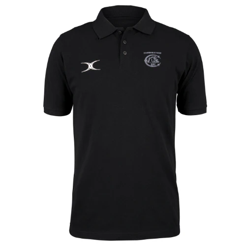 Cumbernauld RFC Men's Black Quest Polo