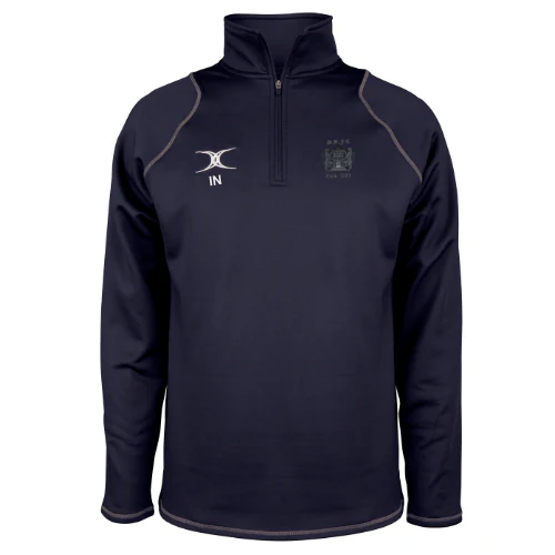Dunfermline RFC Adult's Dark Navy Quest Mens 1/4 Zip Fleece