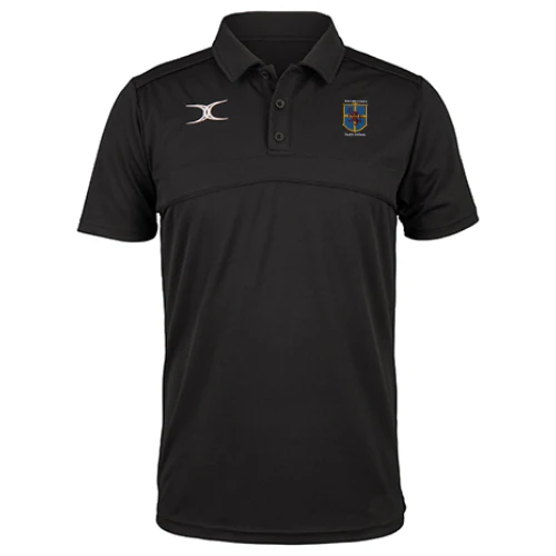 Durham County Rugby Referee Senior's Black Photon II S/S Polo Shirt