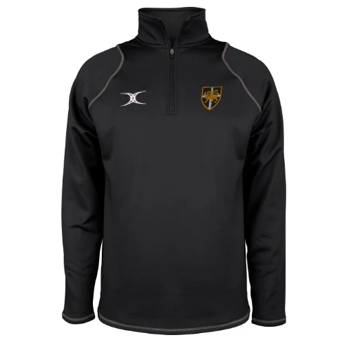 Esher RFC Child's Black Quest 1/4 Zip Fleece