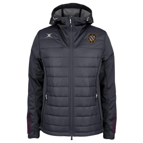Exeter College Rugby Adult's Black Pro Active Full Zip Jacket-Senior