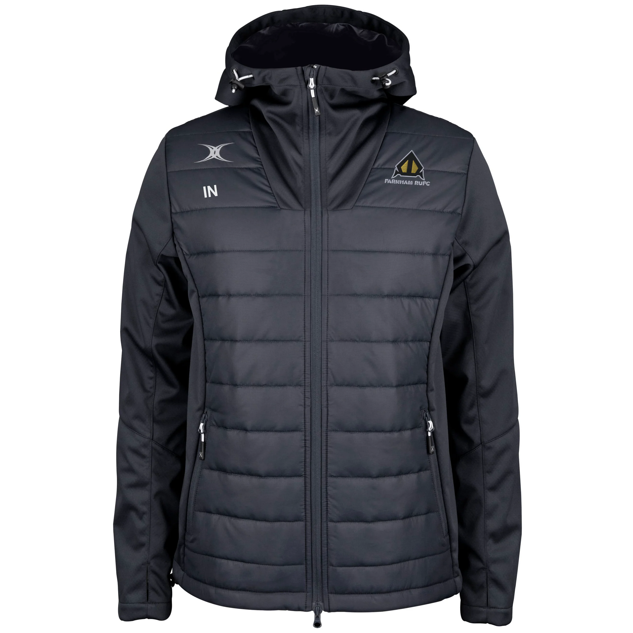 Farnham RUFC Senior's Black Pro Active Full Zip Jacket - COACH