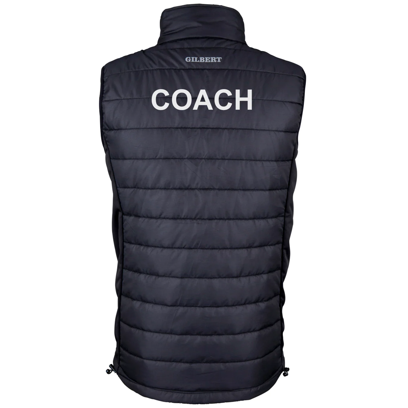 Farnham RUFC Senior's Black Pro Mens Body Warmer - Coach - Image 2