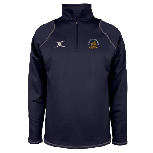 Gloucester Old Boys RFC Senior's Dark Navy Quest 1/4 Zip Fleece