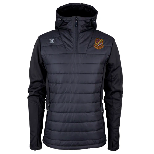 Heath RUFC Men's Black Pro Active Quarter Zip Jacket