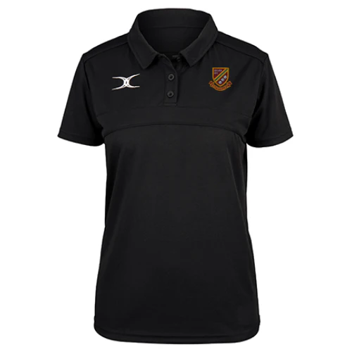 Heath RUFC Women's Black Photon II S/S Polo