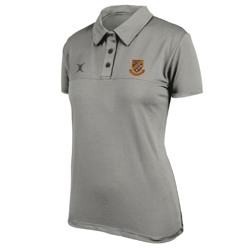 Heath RUFC Women's Grey Pro Polo