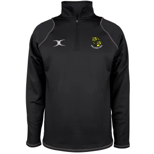 Hellingly RFC Child's Black Quest 1/4 Zip Fleece