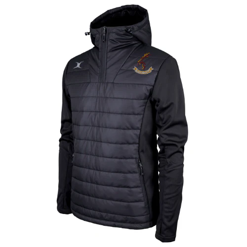 Hook and Odiham RFC Adult's Black Pro Active Quater Zip Jacket