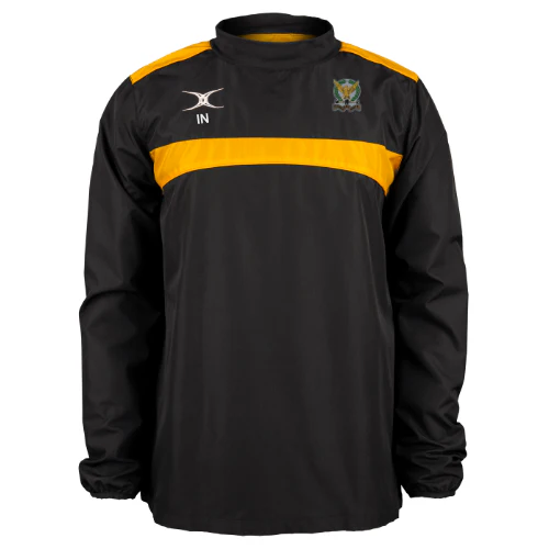 LLandaff North RFC Adult's Black / Gold Photon Mens Warm Up Jacket