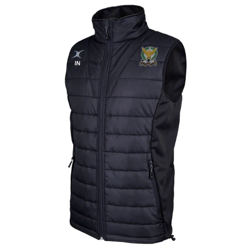 LLandaff North RFC Adult's Black Pro Mens Body Warmer