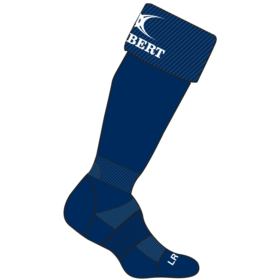 London Scottish F.C. Adult's Navy Kryten II Socks - Image 2