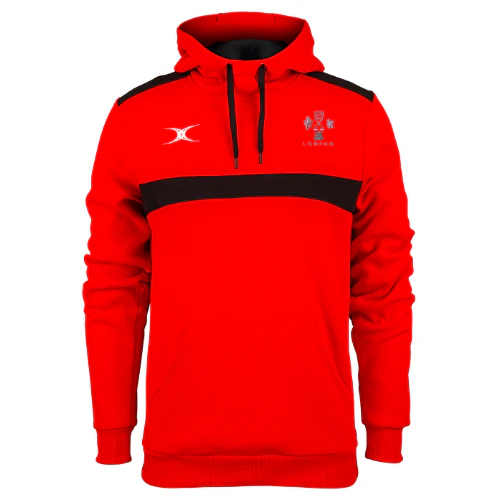 London Society Rugby Union Referees Adult's Red / Black Photon Hoodie Red/Blk