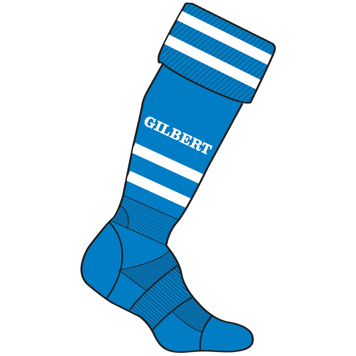 North Ribblesdale RFC Junior's Royal Training Socks - Image 2
