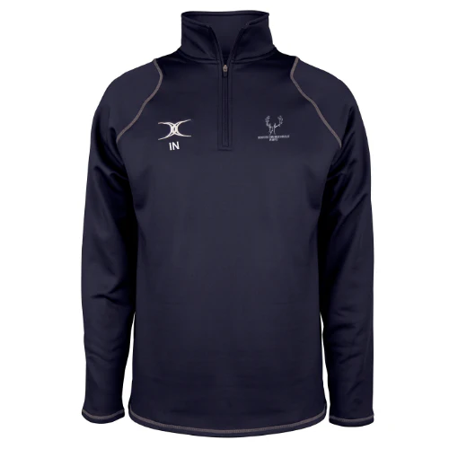North Ribblesdale RFC Senior's Dark Navy Quest Mens 1/4 Zip Fleece