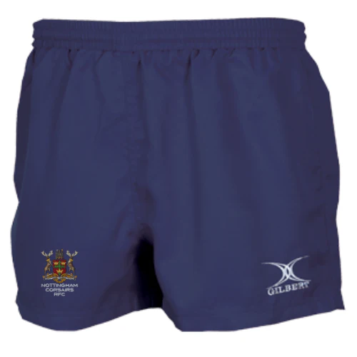 Nottingham Corsairs RFC Junior's Dark Navy Saracen V3 Match Shorts