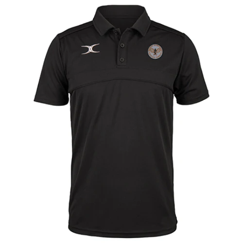 Nottingham Medics Tennis Senior's Black Photon II S/S Polo Shirt