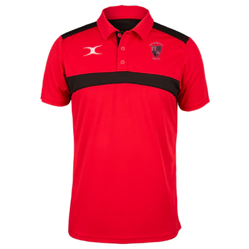 Old Brodleians RUFC Child's Red / Black Photon Polo (No Initials)