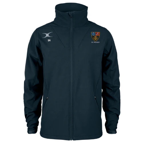 Old Cranleighan RFC Adult's Dark Navy Pro Soft Shell Full Zip Jacket