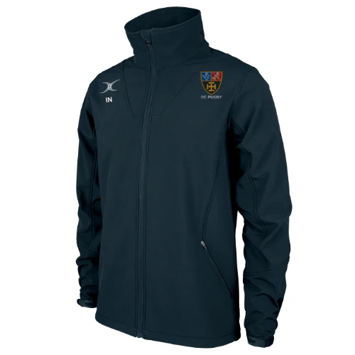 Old Cranleighan RFC Adult's Dark Navy Pro Soft Shell Full Zip Jacket - Image 2