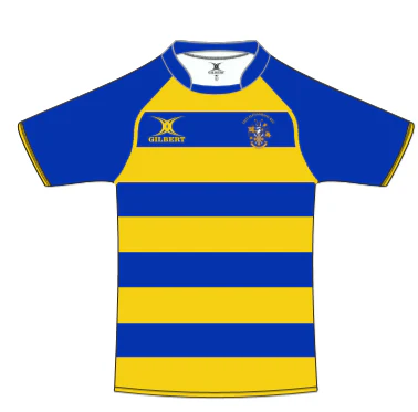 Old Elthamians RFC Junior's Blue / Yellow Shirt Pro Premium Yellow/Blue Junior
