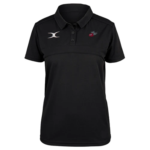 Orkney RFC Ladies Black Photon II S/S Polo Shirt