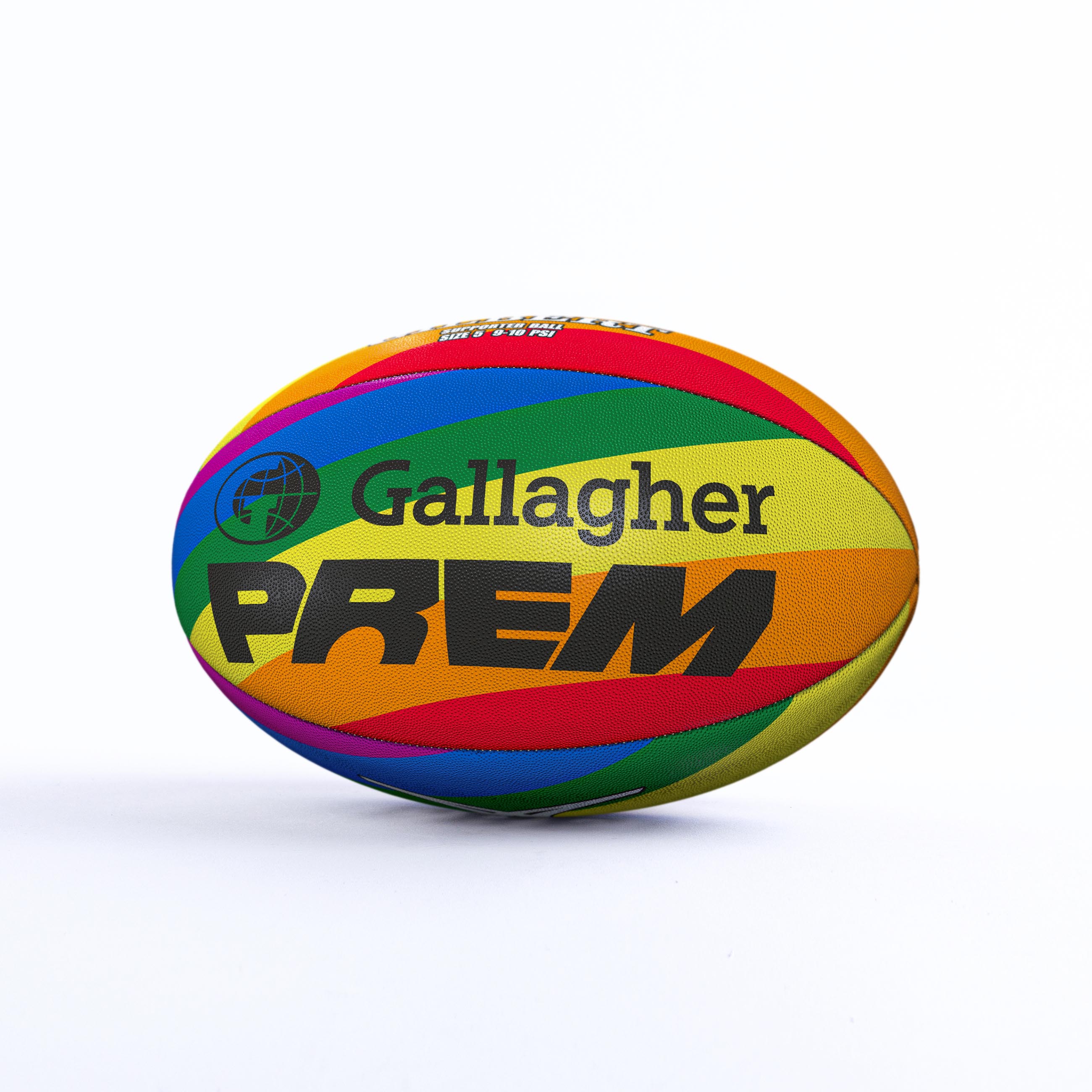 Rainbow Prem Rugby Ball 25-26 - Image 2