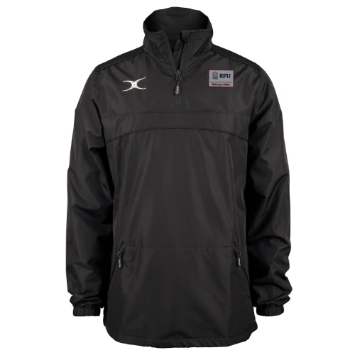 RFU Referees Union Senior's Black Photon Mens 1-4 Zip Jacket