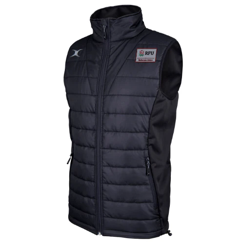 RFU Referees Union Senior's Black Pro Mens Body Warmer