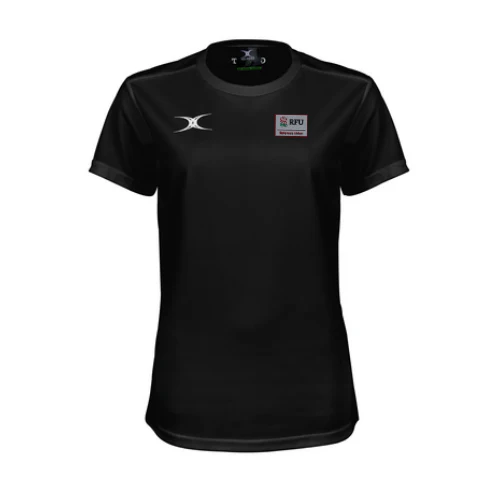 RFU Referees Union Women's Black Photon II Short Sleeve T-Shirt