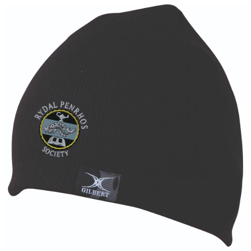 Rydal Penrhos RFC 's Black Beanie Hat-Adult
