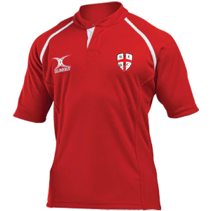 Rye Rugby Club Child's Red Xact II Monochrome Shirt