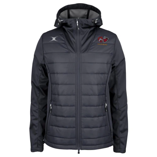 Saints Rugby Adult's Black Pro Active Full Zip Jacket-Senior