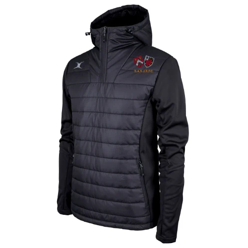 Saints Rugby Adult's Black Pro Active Quater Zip Jacket