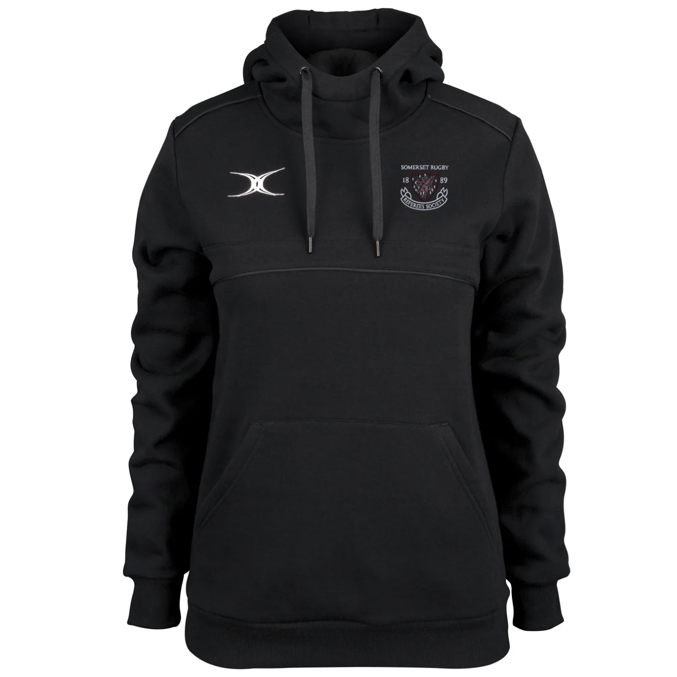 Somerset Rugby Referees Society Women's Black Photon Ladies Hoodie