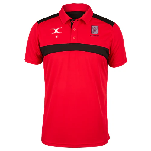 Surrey Rugby Adult's Red / Black Photon Mens Polo