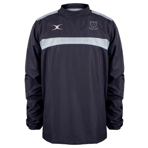 Sussex RFU Adult's Dark Navy / Sky Photon Mens Warm Up Jacket