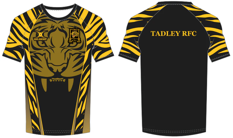 Tadley RFC Junior's Black / Yellow Atlas S/S Tee Shirt