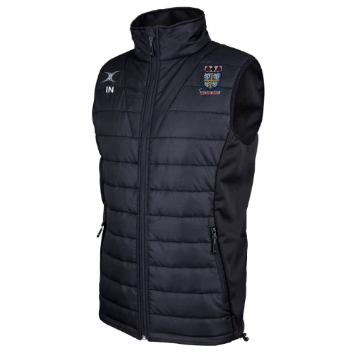 University College Rugby Senior's Black Pro Mens Body Warmer