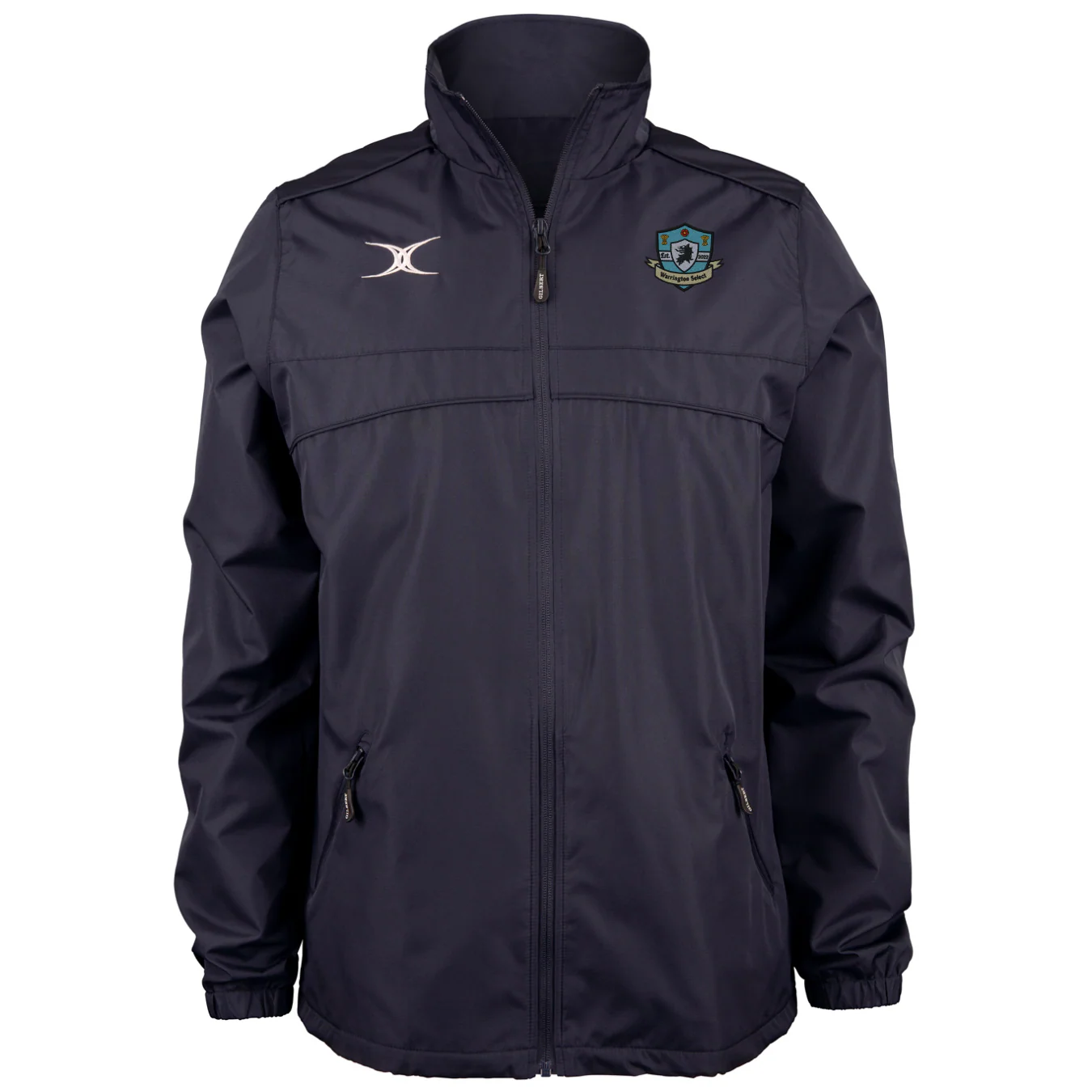 Warrington Select RFC Senior's Dark Navy Photon Mens Full Zip Jacket - No Initials