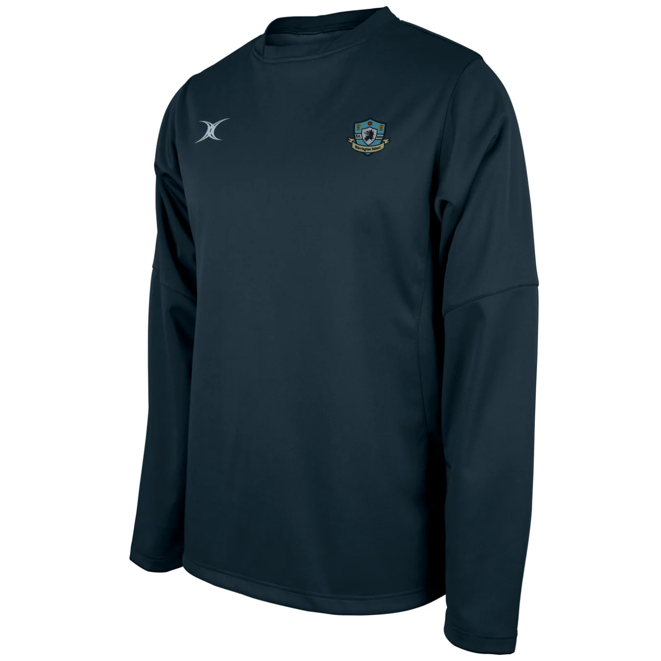 Warrington Select RFC Senior's Dark Navy Pro Warm Up Top - No initials