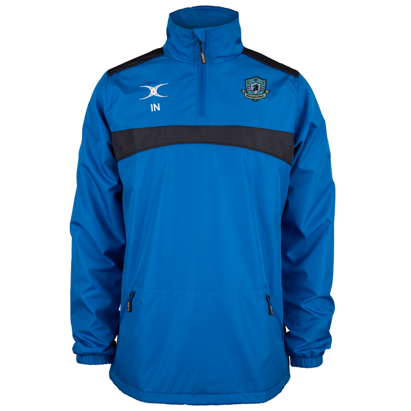 Warrington Select RFC Senior's Royal / Dark Navy Photon Mens 1-4 Zip Jacket