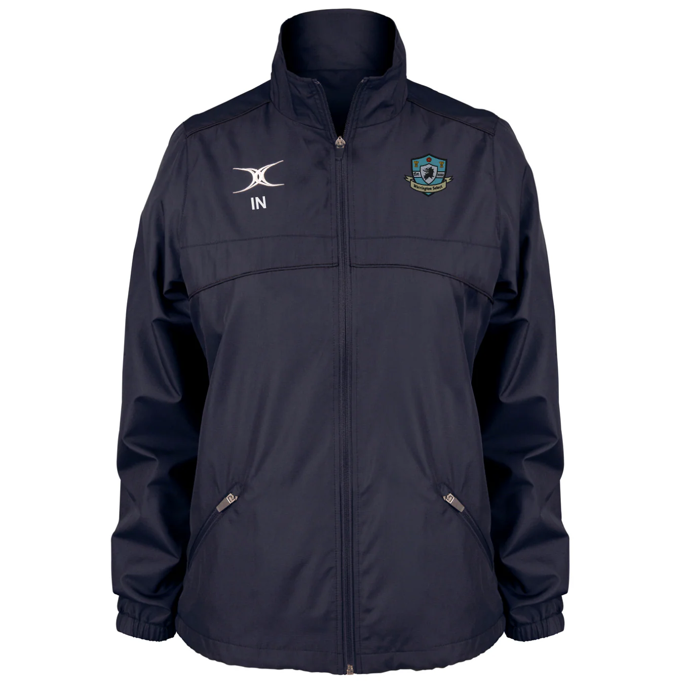 Warrington Select RFC Women's Dark Navy Photon Ladies Full Zip Jacket