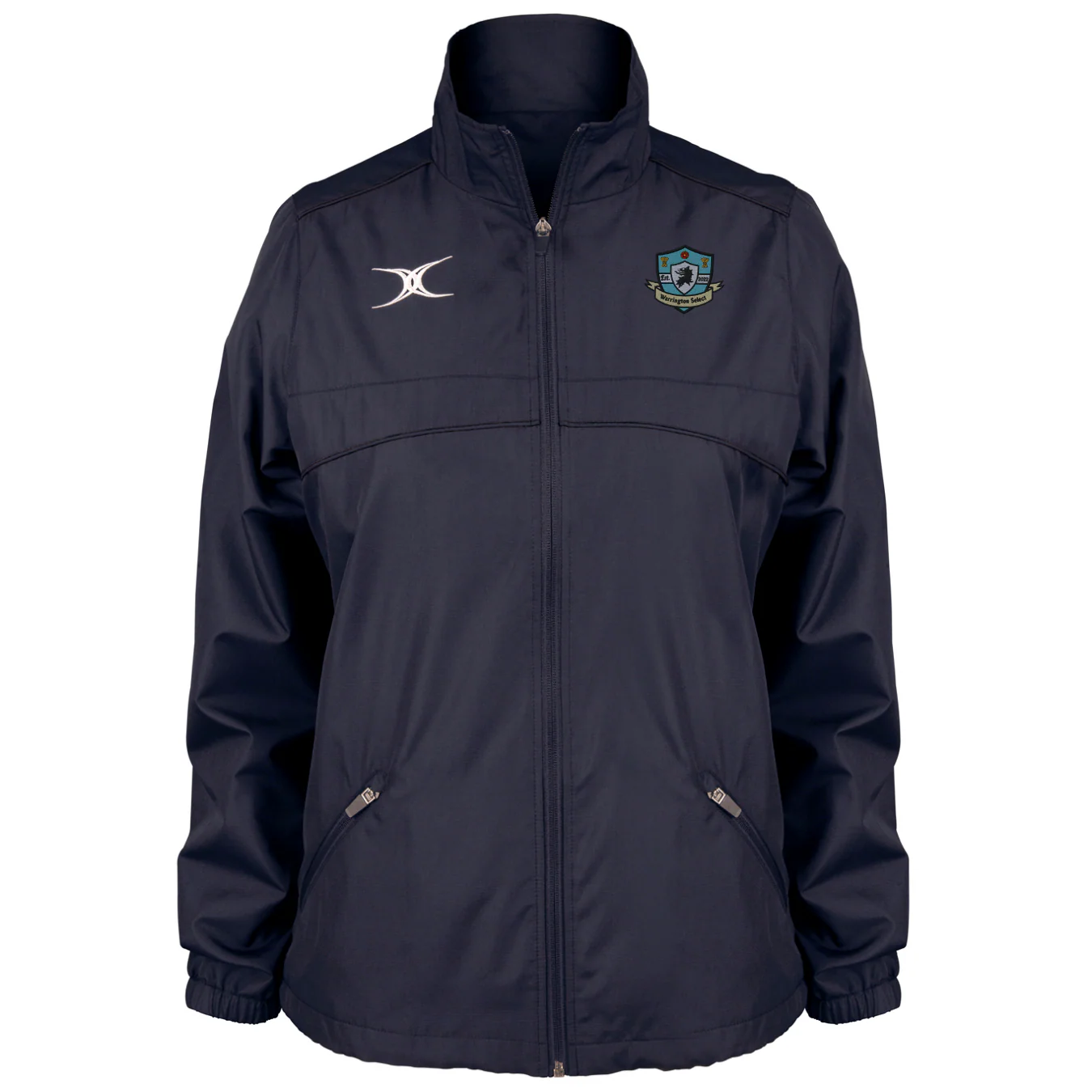 Warrington Select RFC Women's Dark Navy Photon Ladies Full Zip Jacket - No initials