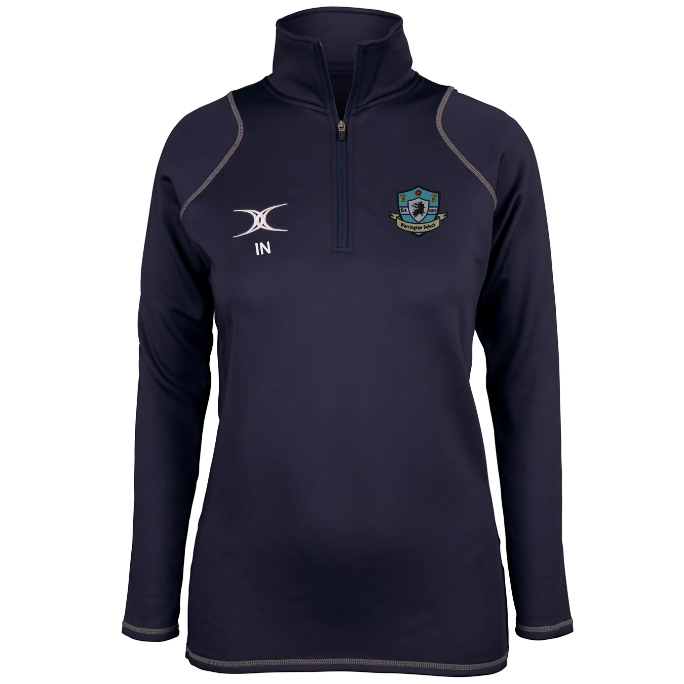 Warrington Select RFC Women's Dark Navy Quest Ladies 1/4 Zip Fleece