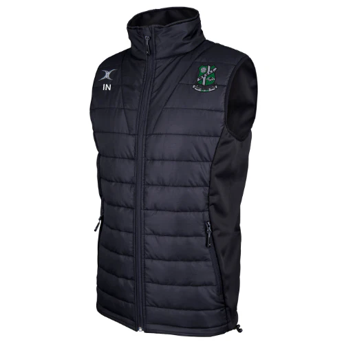 Wharfedale RUFC Adult's Black Pro Body Warmer Initialed