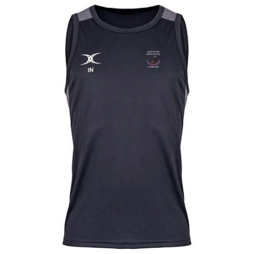 Whitley Bay Rockcliff RFC Adult's Black Pro Vest