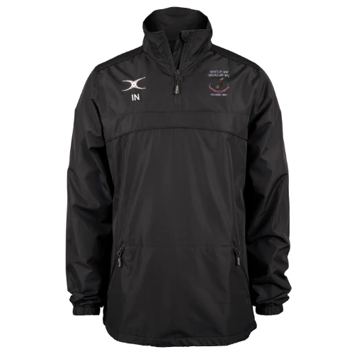 Whitley Bay Rockcliff RFC Juniors Black Photon 1-4 Zip Jacket